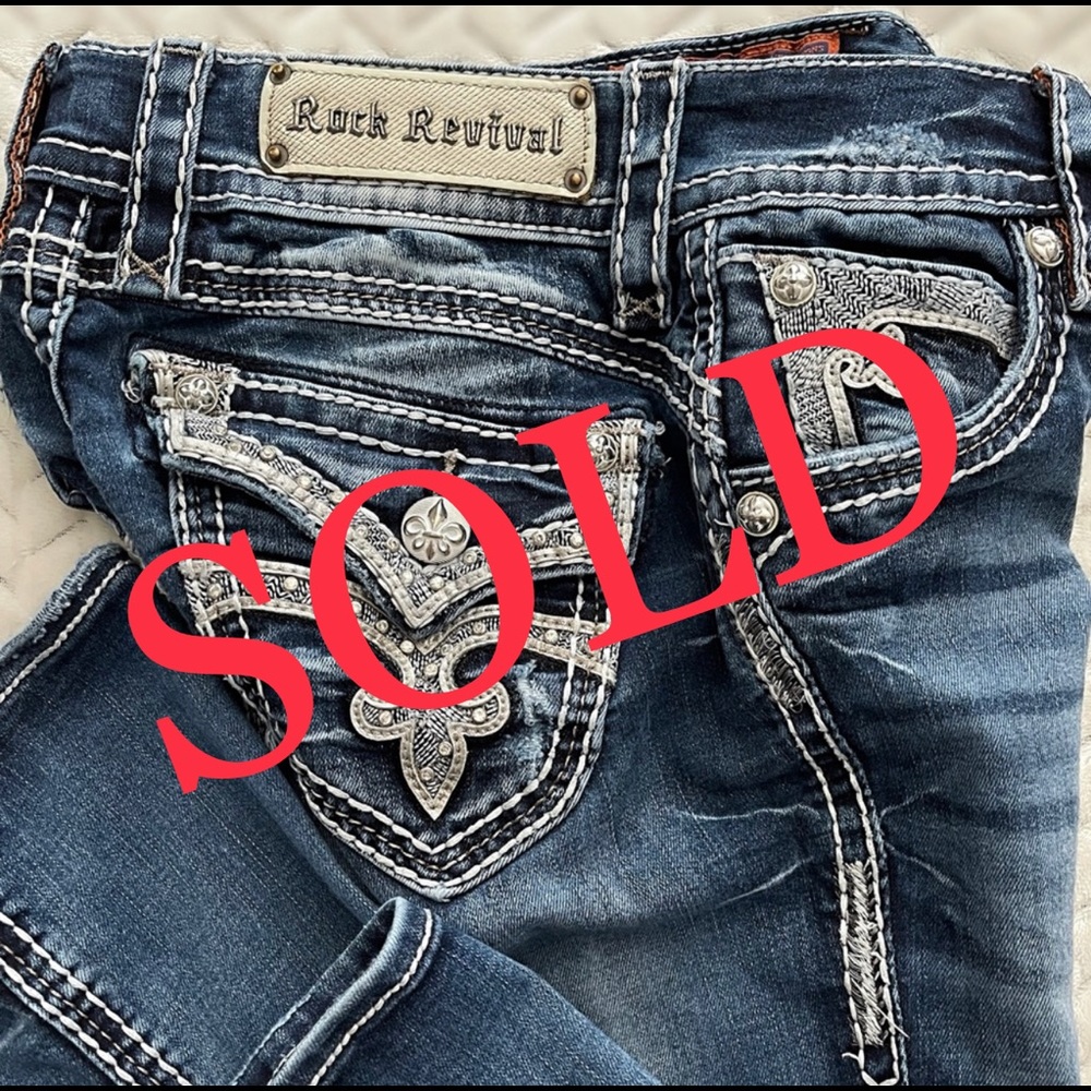 Rock Revival STEPHANIE B40 Boot Stretch Jeans 25